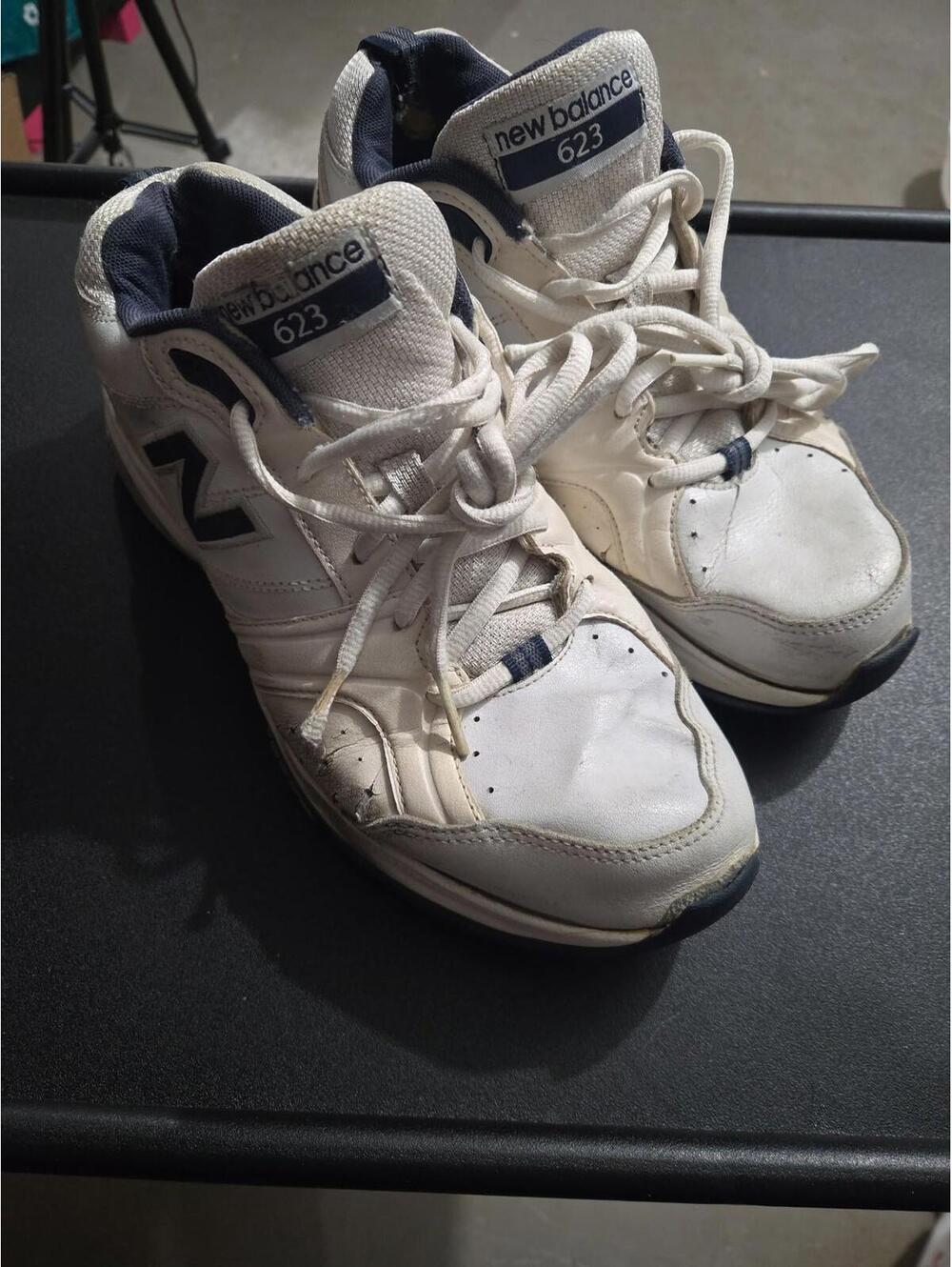 New Balance 623 Men's Training Shoes White/Navy Size 8 - Picture 6 of 7